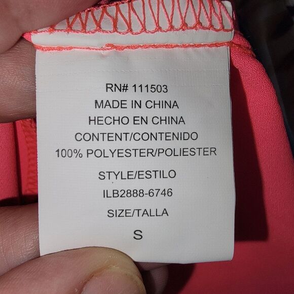 Lily White Nwt Hot Pink Ruffle Swing Camisole Tank Top Size Small - Picture 4 of 5